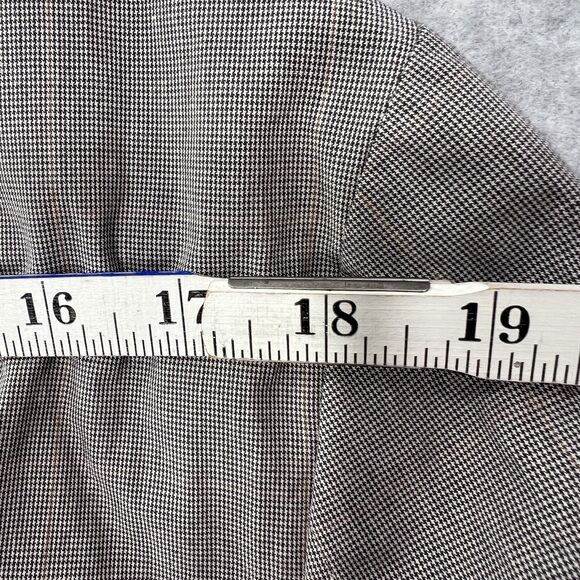 J Crew Ludlow 44R Slim fit tan Windowpane Japan cotton Blazer Jacket AH936 NWT - Picture 16 of 16